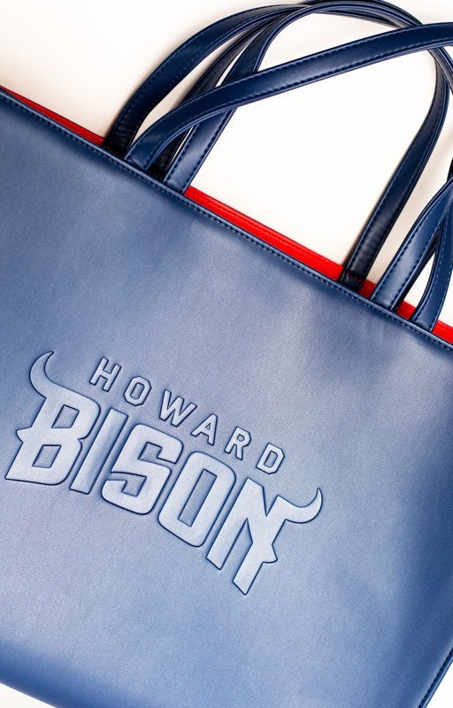 The Bison Bag (Navy/Red Lining)