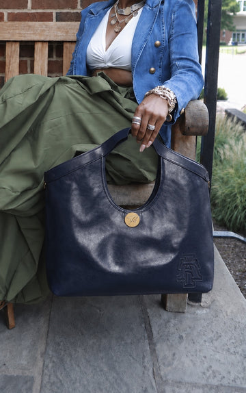 100th GHOE Leather Tote